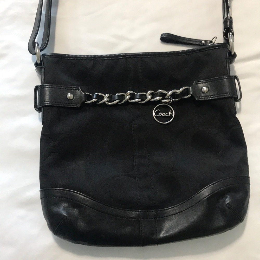 Coach Signature print shoulder bag
